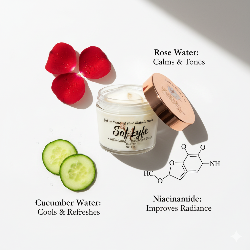 Moisturizing Emulsified Body Butter Sof Lyfe