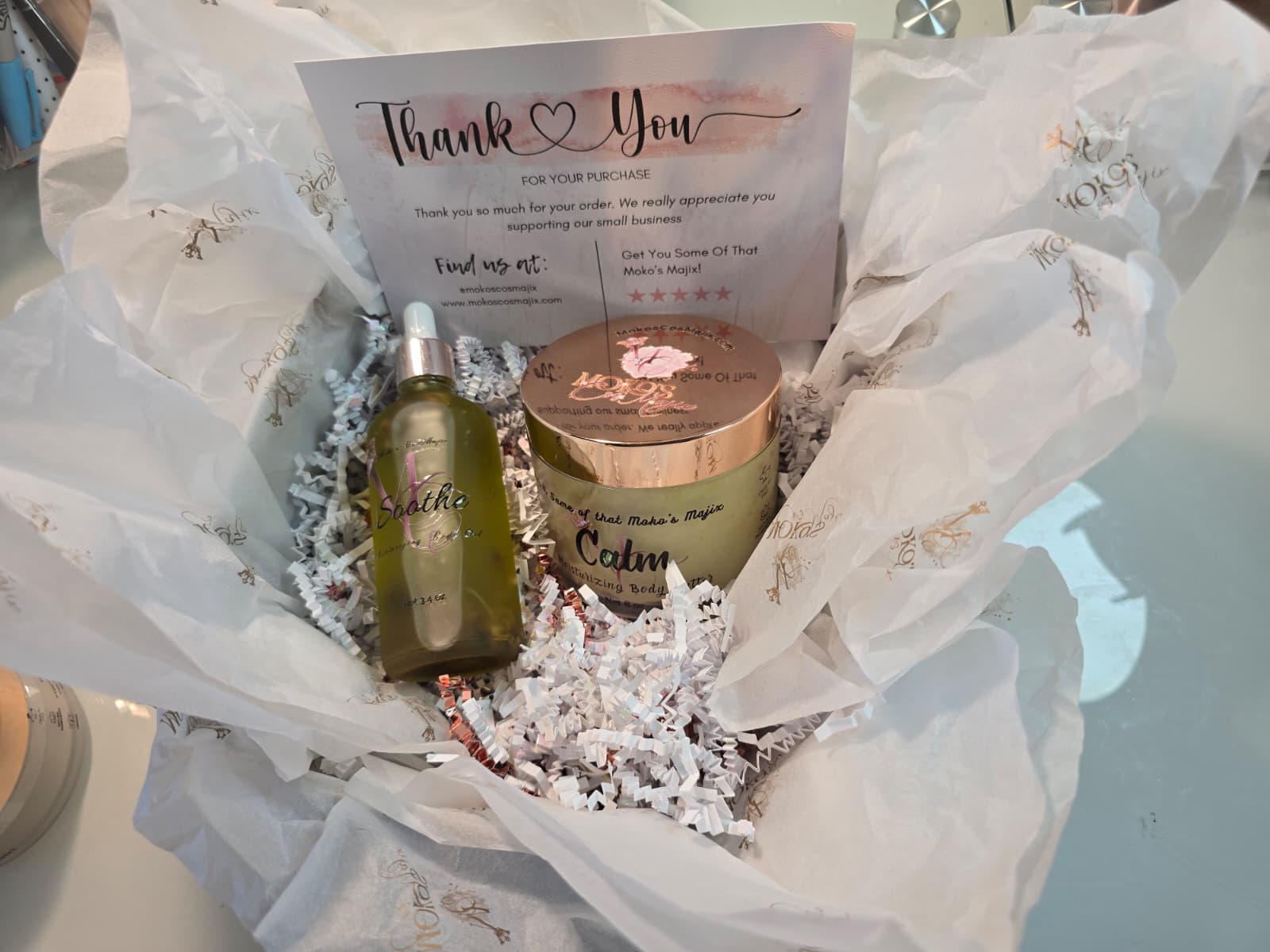 Calm Body Butter + Soothe Oil Set - Moko's CosMajix
