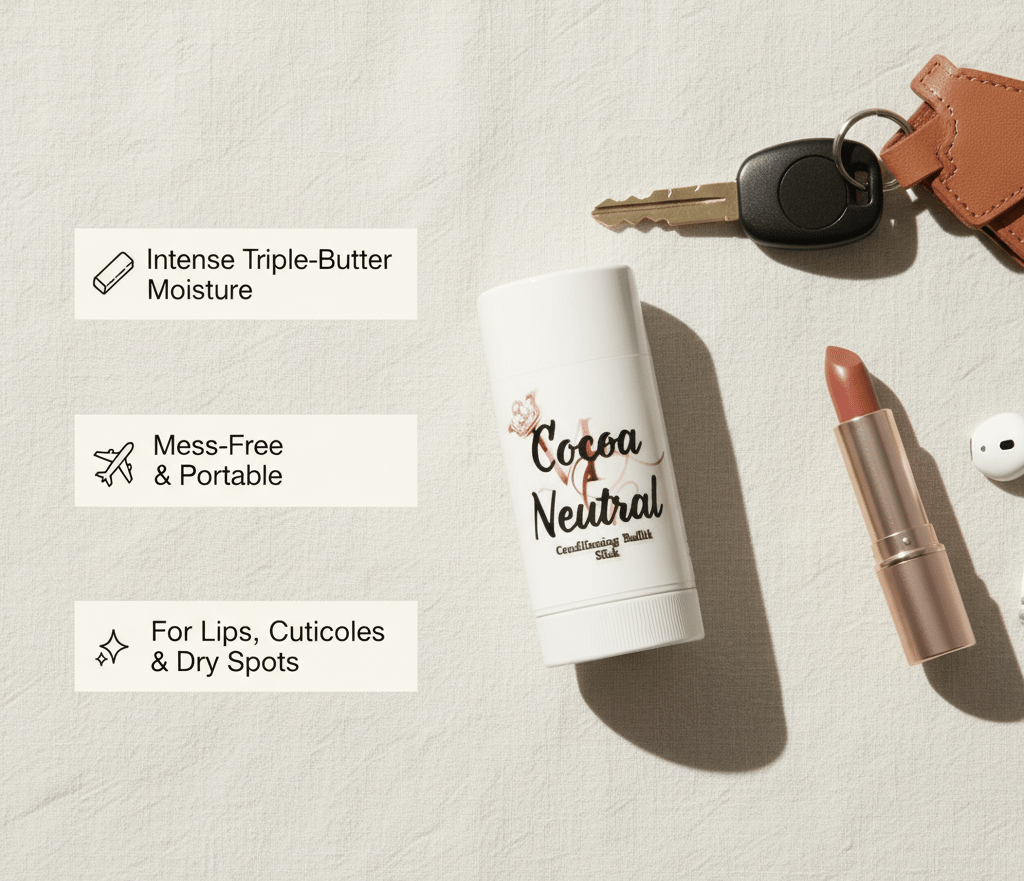 Conditioning Butter Stick Cocoa Neutral - Moko's CosMajix