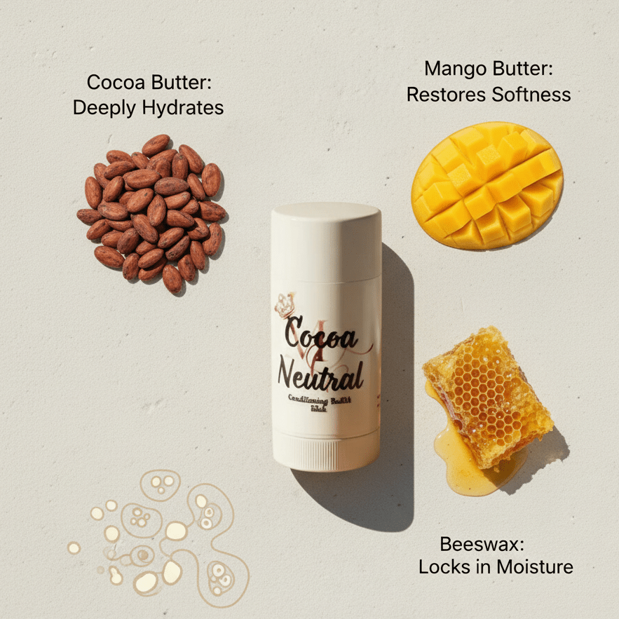 Conditioning Butter Stick Cocoa Neutral - Moko's CosMajix