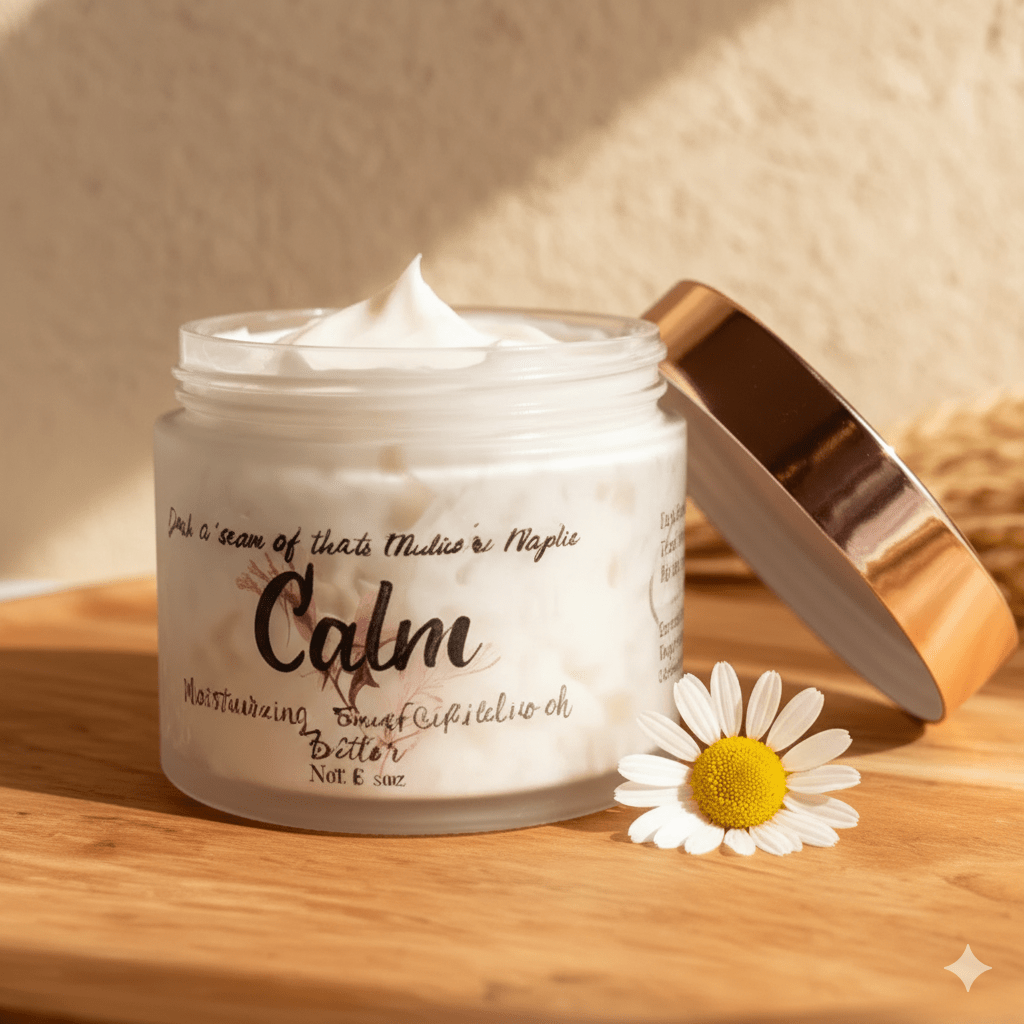 Moisturizing Emulsified Body Butter Calm - Moko's CosMajix