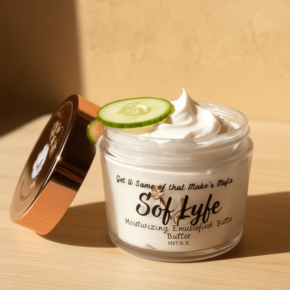Moisturizing Emulsified Body Butter Sof Lyfe - Moko's CosMajix