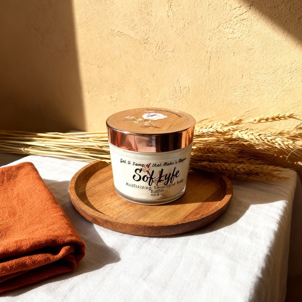 Moisturizing Emulsified Body Butter Sof Lyfe - Moko's CosMajix